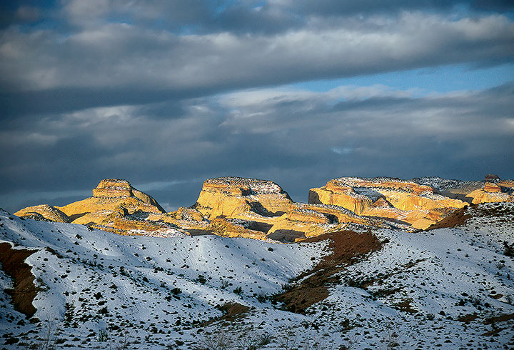 Winter at Waterpocket Fold