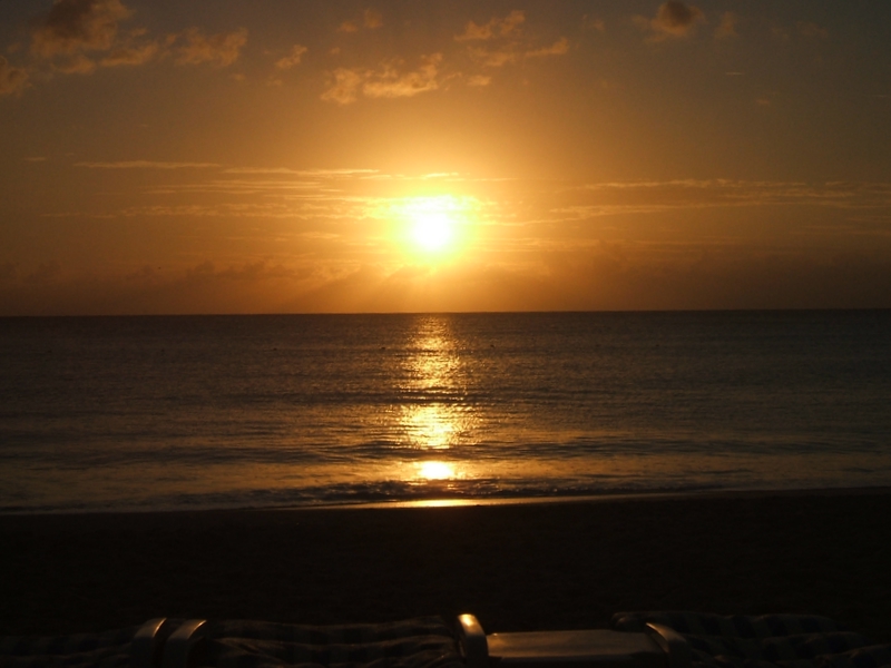 Sunrise in cancun