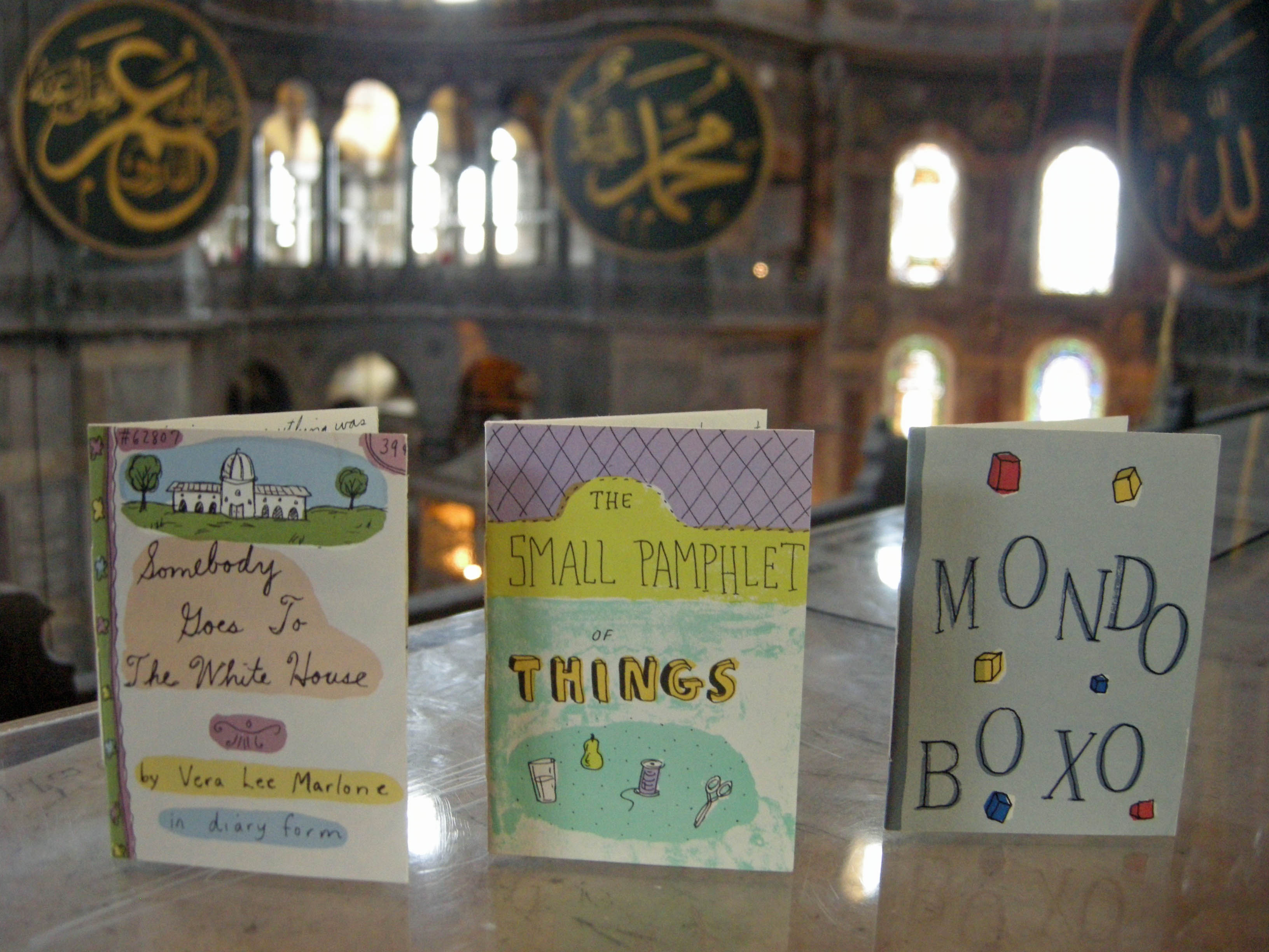 Three Small Books visit the Aya Sophia in June of 2010