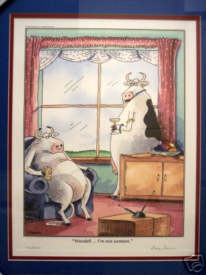 Signed, limited edition print accompanying limited edition printings of The Complete Far Side