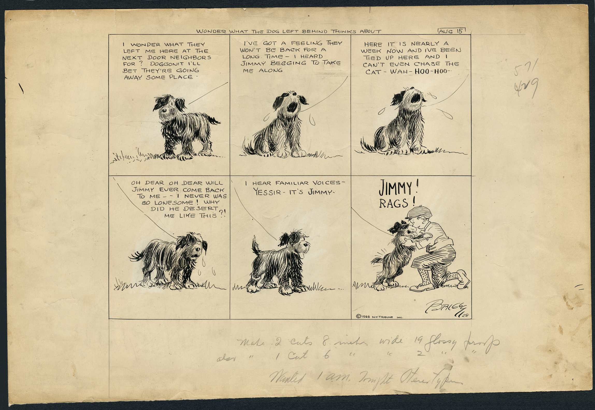 Original drawing (1928)