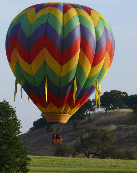 Over the countryside