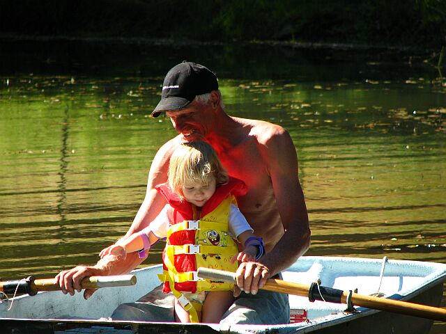 The rowing lesson.