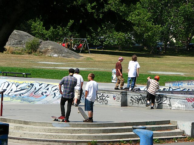 Skate park.