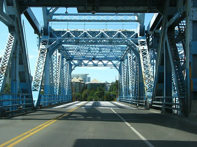 Little blue bridge.