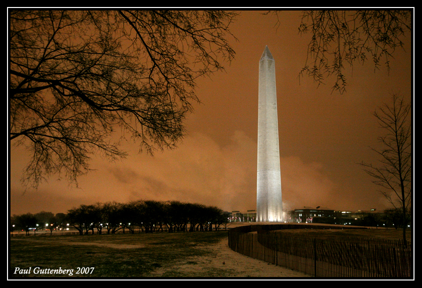 First Snow in Washington, 2007