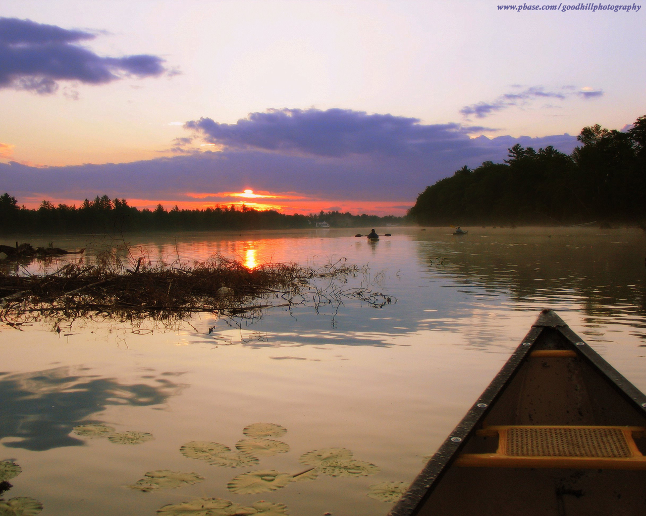 1280 x 1024 MillPond Sunset