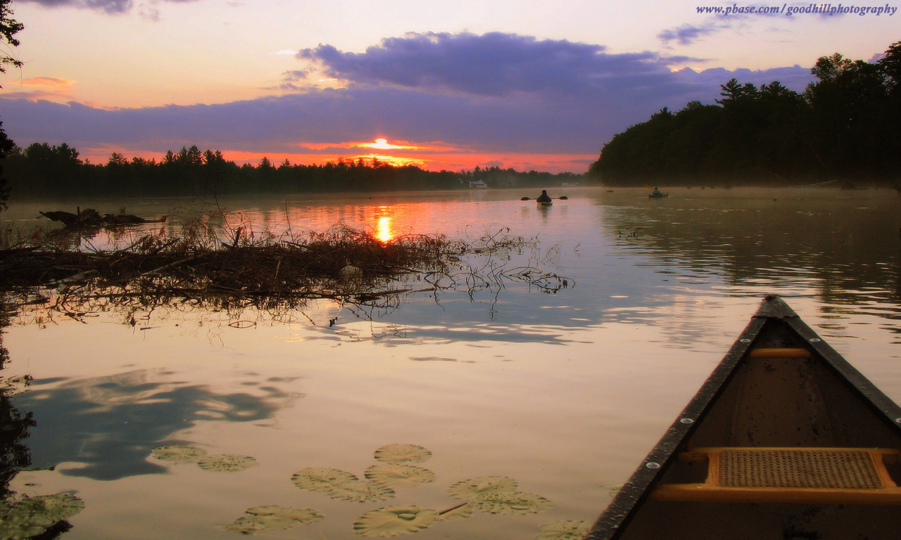 1280 x 768 MillPond Sunset