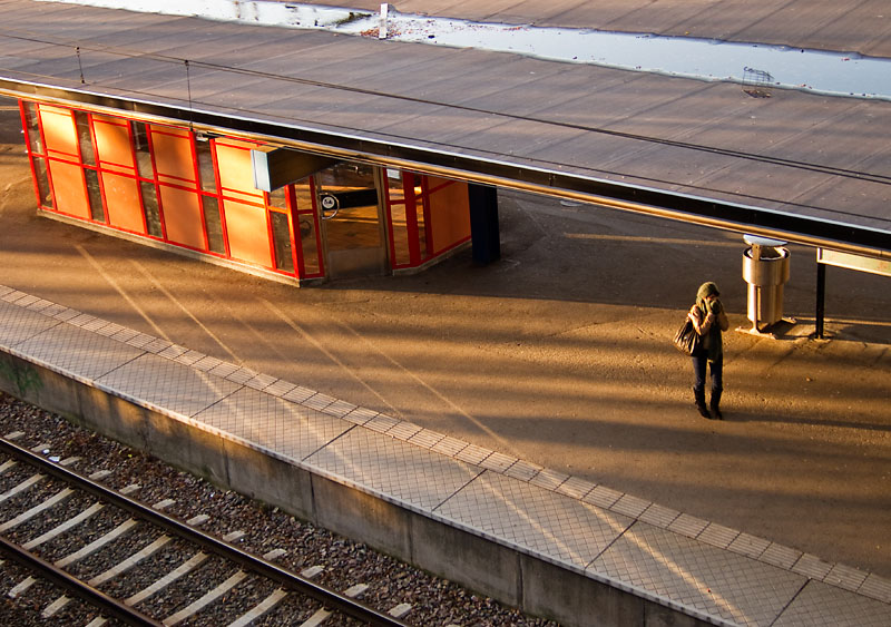 Saturday afternoon on the platform