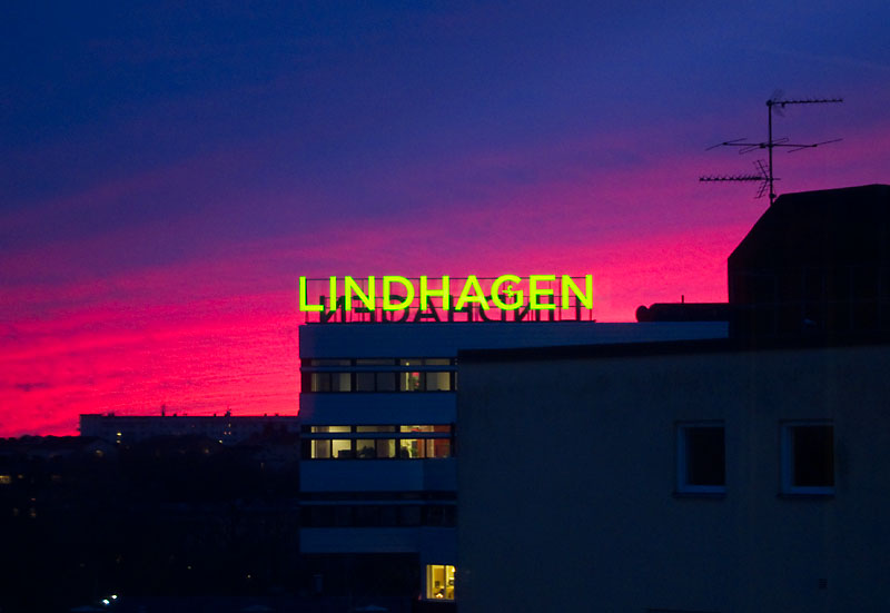View of the Lindhagen Shopping Mall