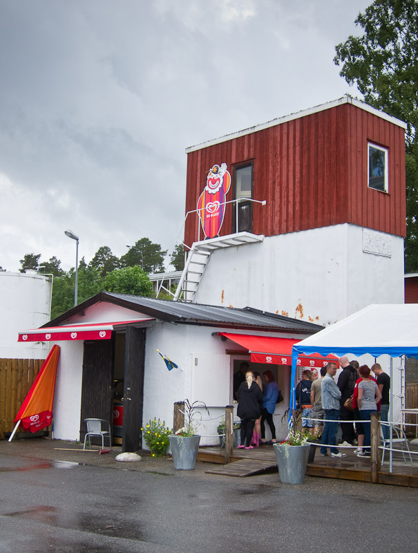 No matter the weather always time for an ice cream