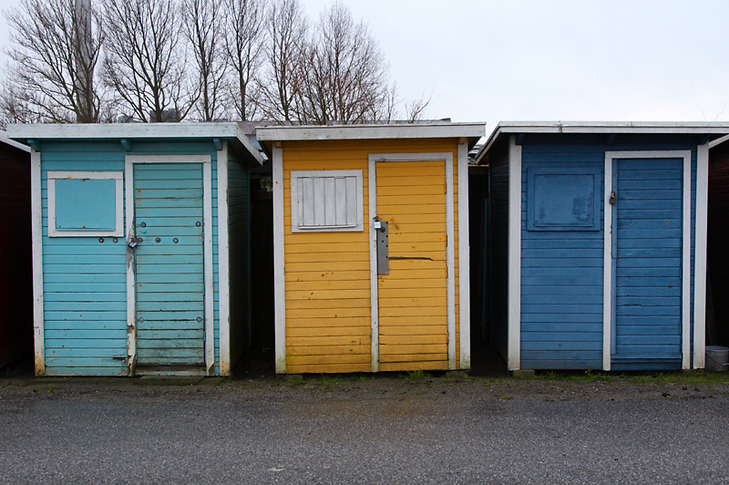 January 4: Three small sheds