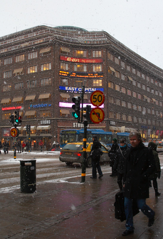 February 22: Snowy Stockholm