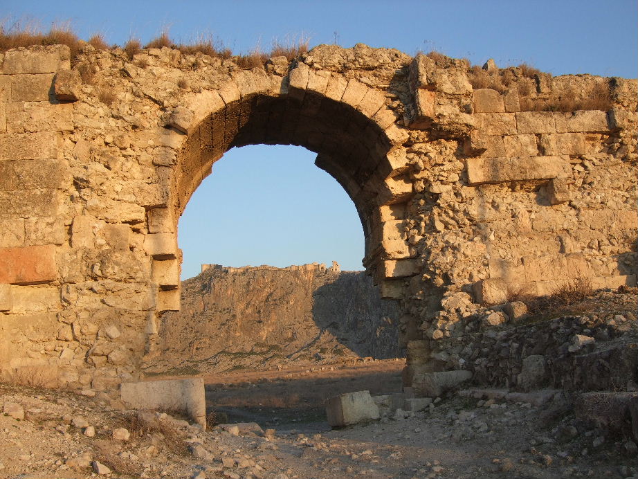 A gate to the ancient city.