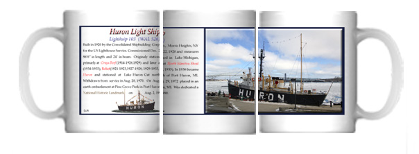 Huron Light Ship winter
