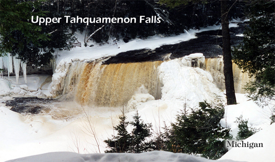 Upper Tahquamenon Falls Winter, Michigan