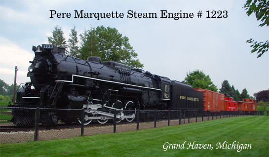 Pere Marquette Steam Engine 1223