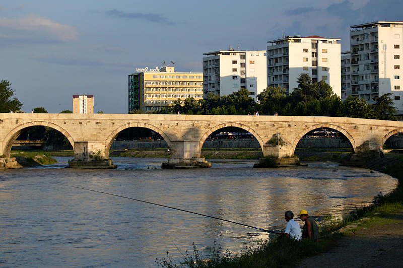 Fishing in the Vardar River