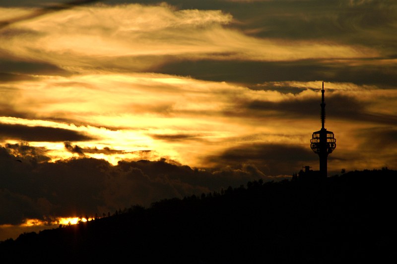 Sunset over Hum