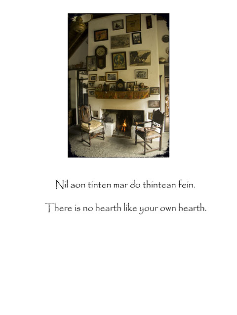 There is no hearth...