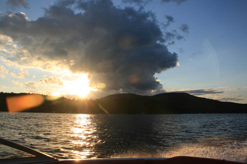 Day on the Lake with the Greeley family