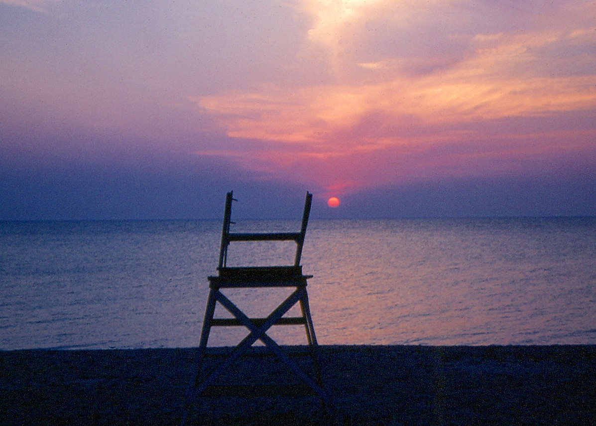 ... a lifeguards day is done ...