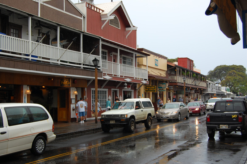 Rainy day in Lahaina