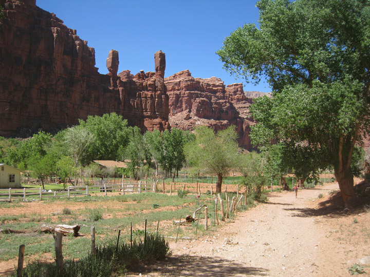 Entering the outskirts of Supai