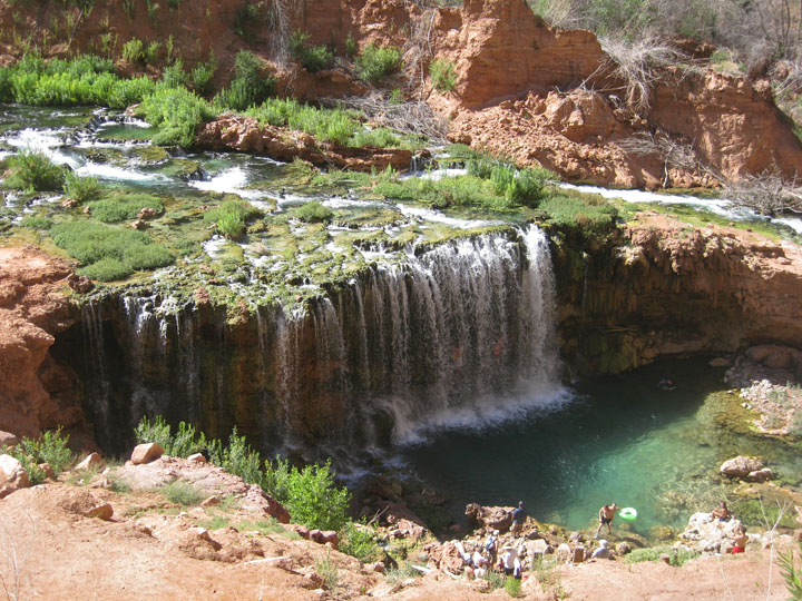 First set of waterfalls after Supai Village