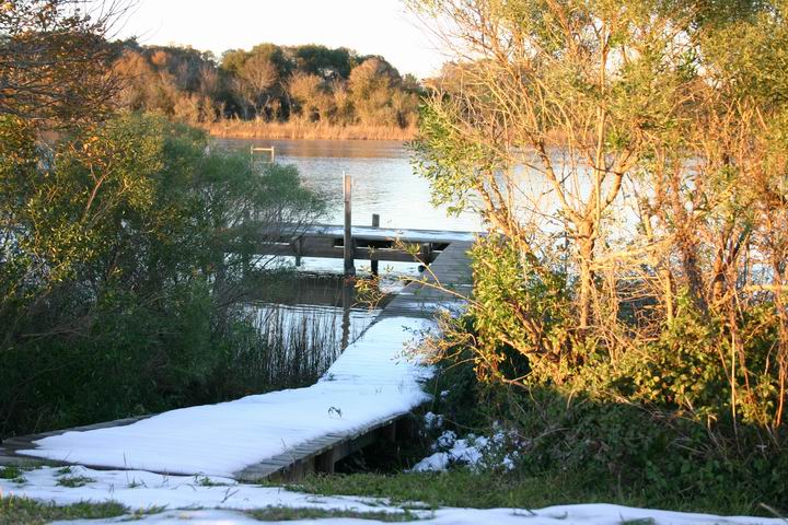 Snow, San Bernard River 2004