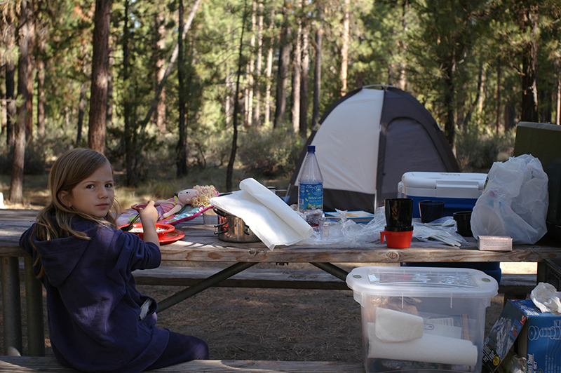 Camping at LaPine