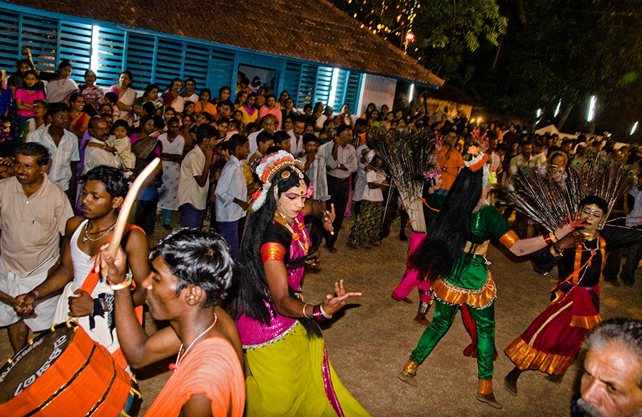 Hindu Festival Dancers, Varkala