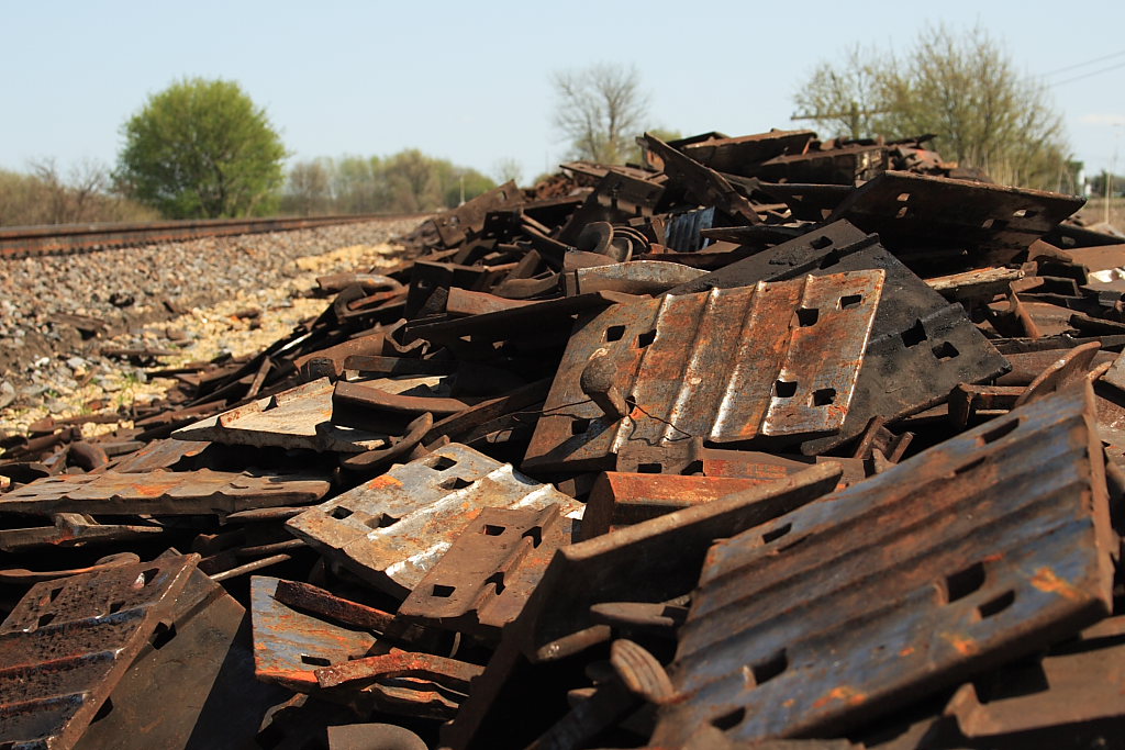 Tie plate pile.JPG