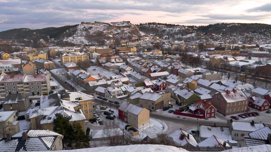 Halden - view from Rdsberget on NewYearsday #2