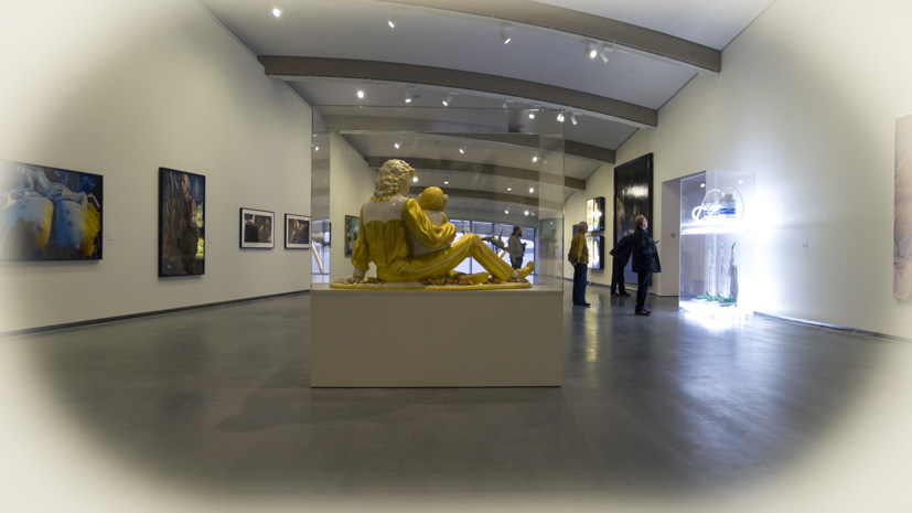 Michael Jackson and Bubbles - the Astrup Fearnley Museet, Oslo