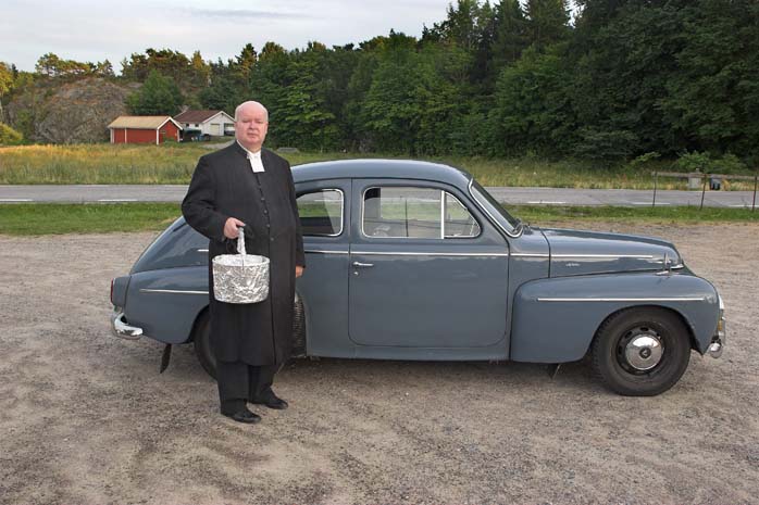 Ingemar Carlsson Tjrn and his Volvo PV