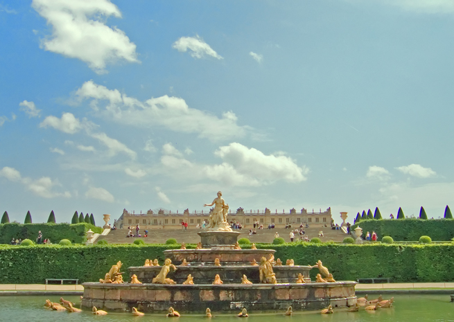 Le Chteau de Versailles from the Park