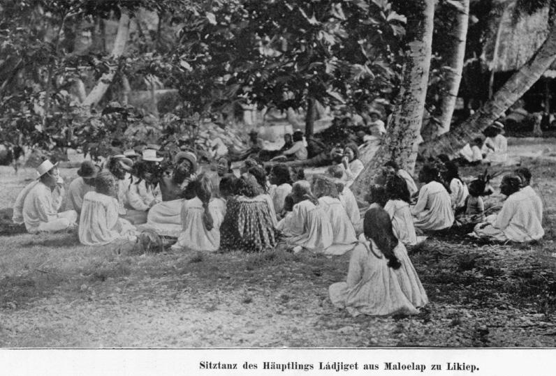 1896 Sitting Dance Of Irooj Ladiget of Maloelap