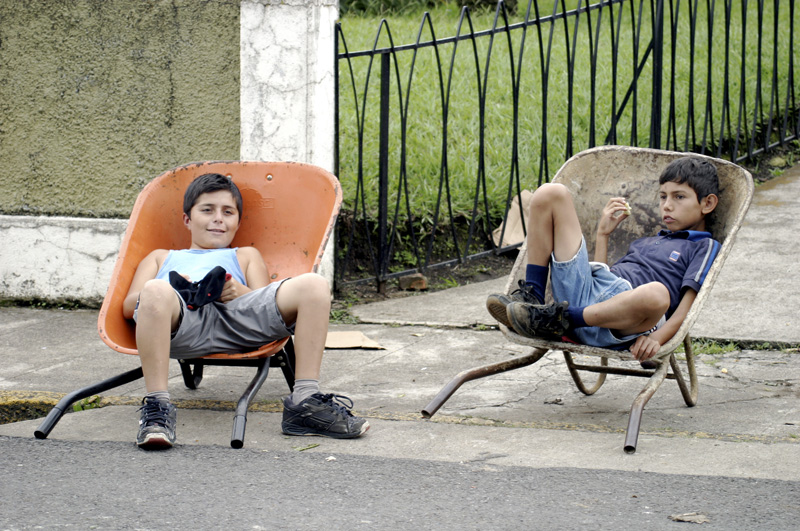 Boys in Wheelbarrows - Costa Rica