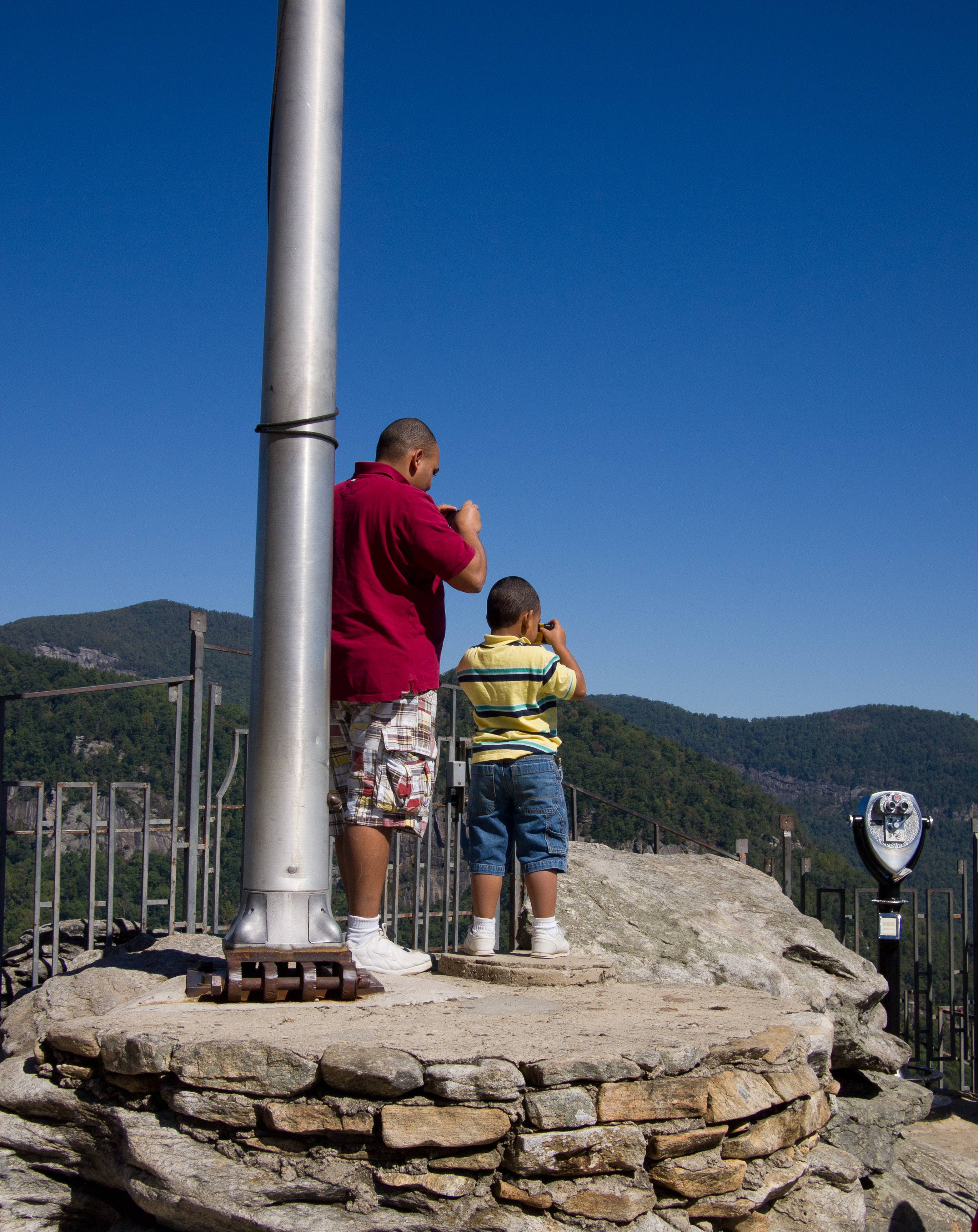 P9070941 Father and Son on High