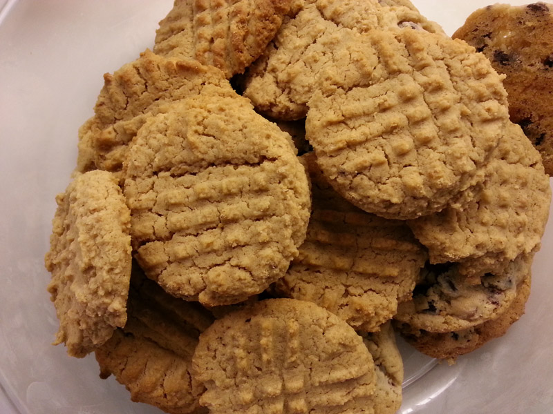 20121017_185124 Whole Wheat Peanut Butter Cookies