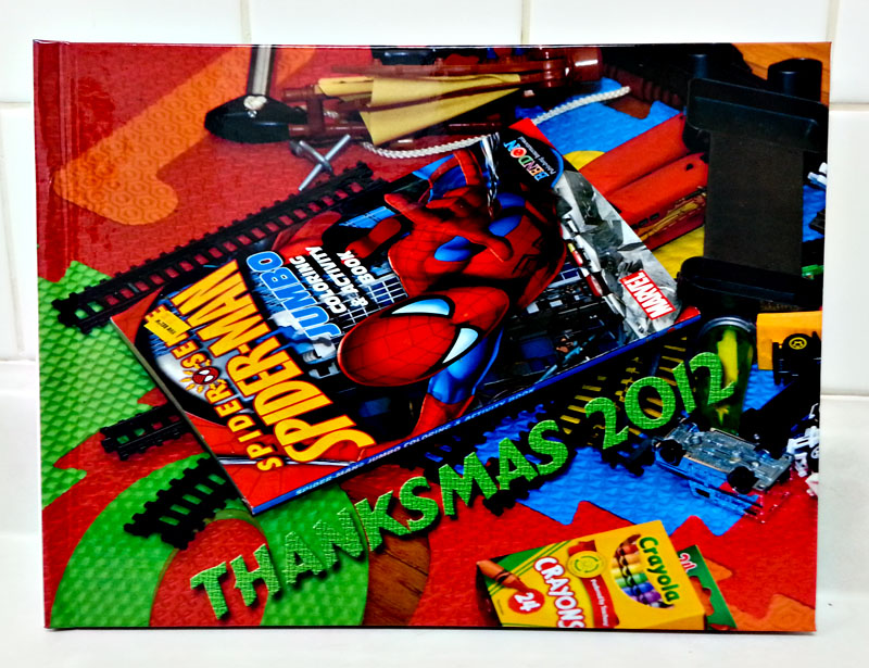 Had Snapfish Make a Thanksmas Book