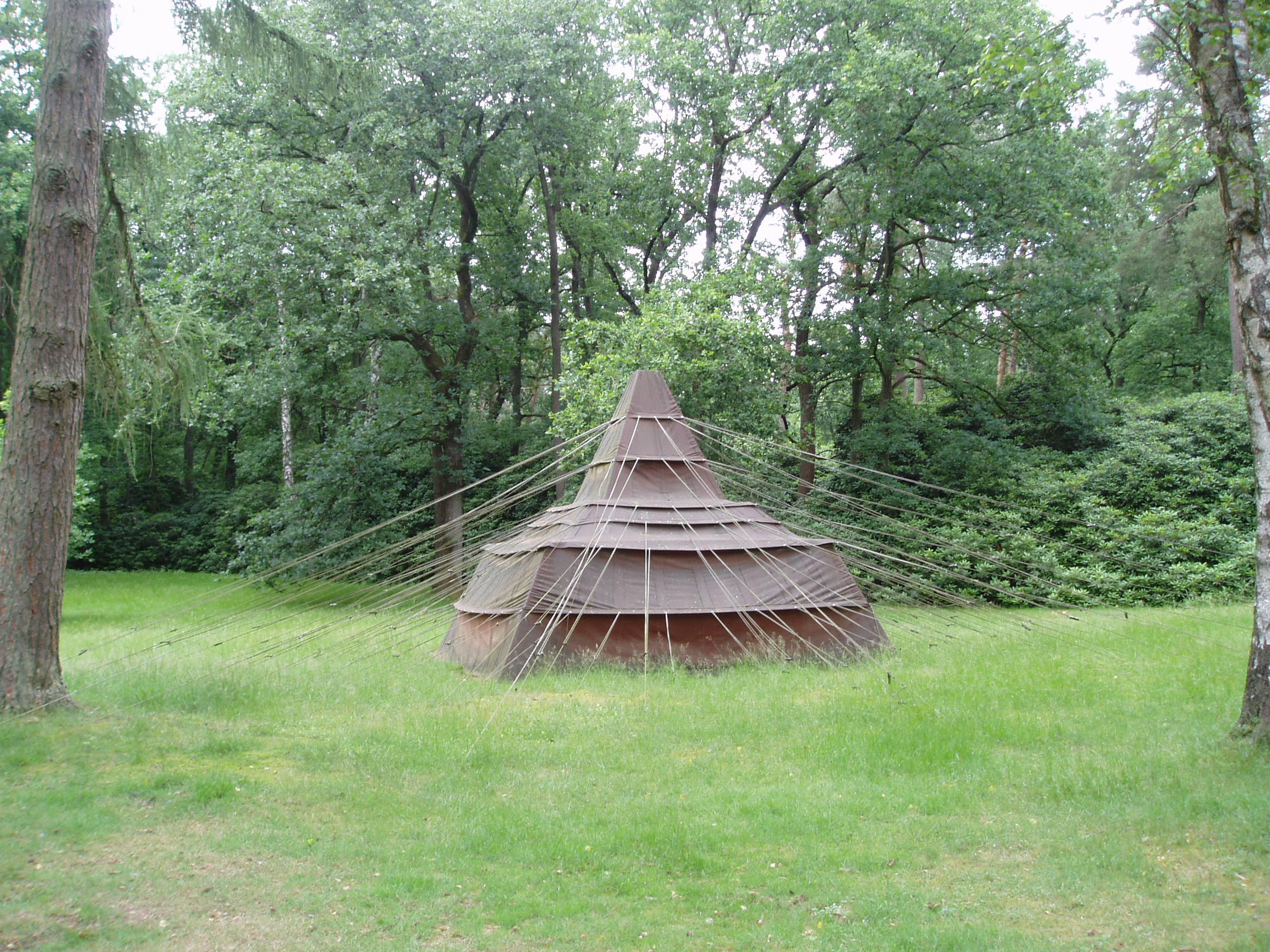 kroeller-mueller sculpture garden - tent