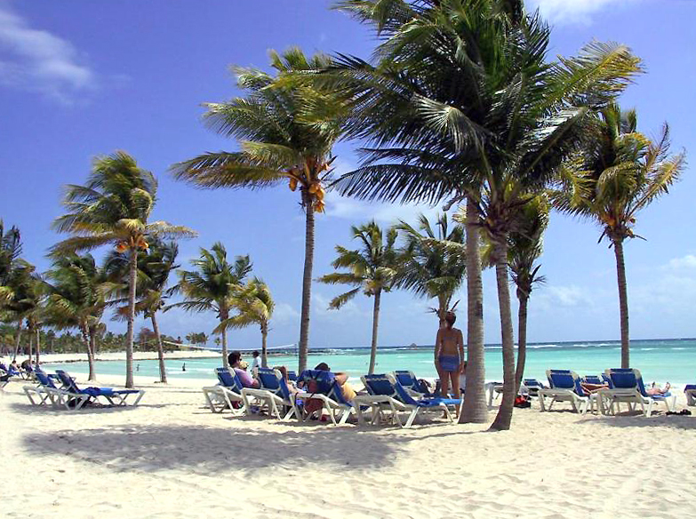 main beach at Barcelo garden