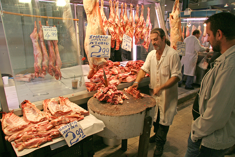 Plaka meat market