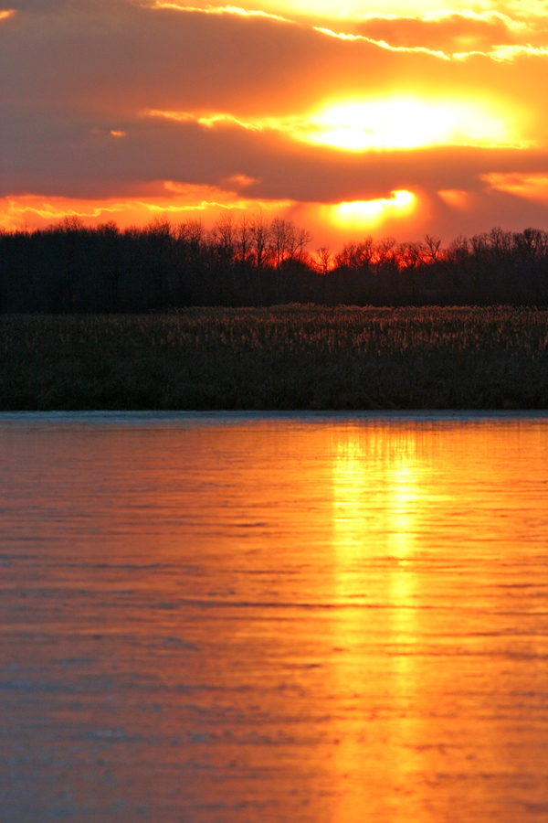Sunset over Horicon Marsh, WI