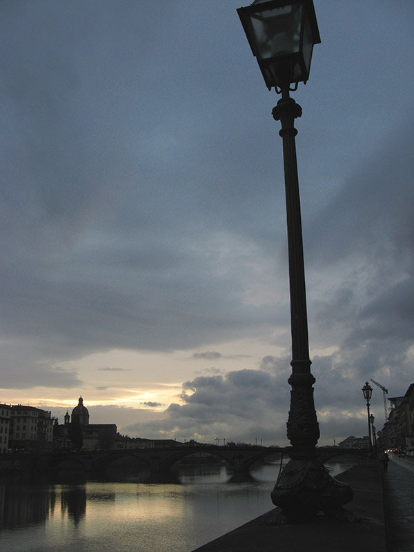 Twilight on the Arno I7972