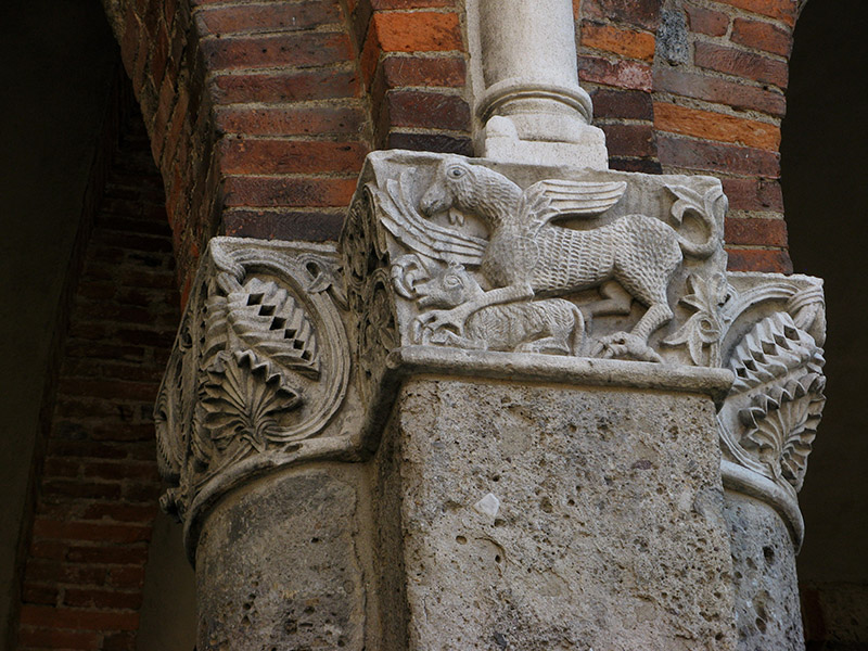 Medieval Sculpture, Detail of a Capital0041