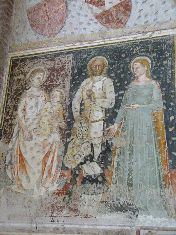 Distressed fresco  in San Giorgetto    0293