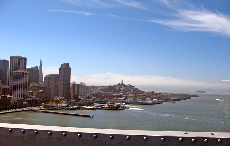 San Francisco from the Bay Bridge  1909